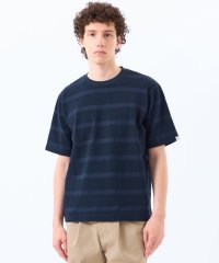 MACKINTOSH PHILOSOPHY/ポップコーンシャドーボーダー クルーネックTシャツ/508023626