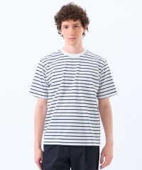 MACKINTOSH PHILOSOPHY/ポップコーンボーダー クルーネックTシャツ/508023627
