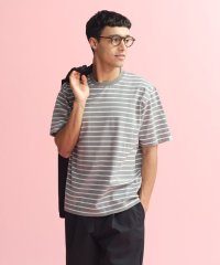 MACKINTOSH PHILOSOPHY/ポップコーンボーダー クルーネックTシャツ/508023627