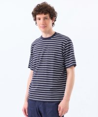 MACKINTOSH PHILOSOPHY/ポップコーンボーダー クルーネックTシャツ/508023627
