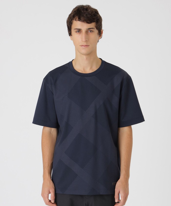 ブルーレーベルクレストブリッジ　Tシャツ コンパクトクリアーポンチレイヤードライクトップス（Tシャツ