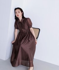 NATURAL BEAUTY BASIC/シアーシャツワンピース/508246490
