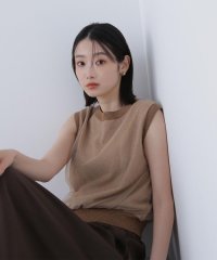 NATURAL BEAUTY BASIC/チュールレイヤードニット/508256965