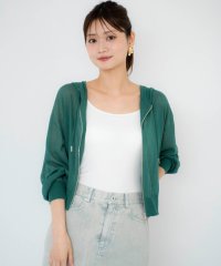 AND COUTURE/シアーZIPフーディー/508266495