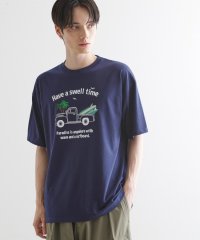 tk.TAKEO KIKUCHI/パッチクロス刺繍Tシャツ/508268880