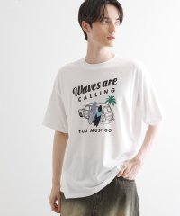 tk.TAKEO KIKUCHI/パッチクロス刺繍Tシャツ/508268880