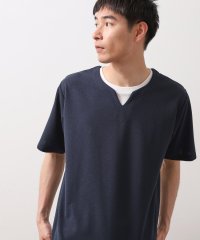 THE SHOP TK/ツイルキーネック半袖Tシャツ 【接触冷感/洗濯機OK】/508268888