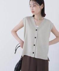 NATURAL BEAUTY BASIC/スパークVネックニットベスト/508269156