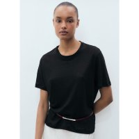 MANGO/マンゴ MANGO リネンTシャツ .－－ LENU/508269640