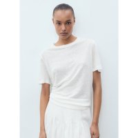 MANGO/マンゴ MANGO リネンTシャツ .－－ LENU/508269640