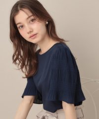 Couture Brooch/【接触冷感・UVカット・細見え】マジョリカシフォンスリーブトップス/508269717