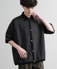 Rocky Monroe/ロッキーモンロー Rocky Monroe カーディガン 半袖 ポロシャツ 無地 メンズ メランジツイル Naturemier 日本製 Upscape Audi/508269728
