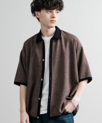 Rocky Monroe/ロッキーモンロー Rocky Monroe カーディガン 半袖 ポロシャツ 無地 メンズ メランジツイル Naturemier 日本製 Upscape Audi/508269728