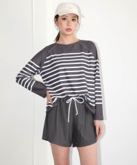 OSYAREVO/オシャレボ OSYAREVO 【ネット限定】【紫外線カット率99.9％以上】体型カバー ラッシュガード セットアップ 水着 レディース/508269831