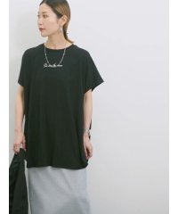 Samansa Mos2 blue/◎【接触冷感】ロゴプリントチュニック/508269870