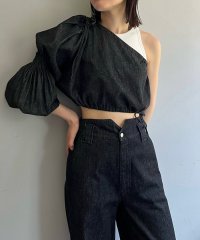 PAL OUTLET/【Pasterip】One shoulder denim top/508269902