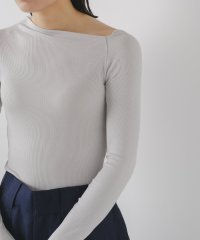 PAL OUTLET/【Pasterip】One shoulder rib Tee/508269906