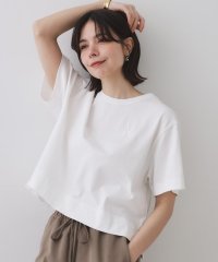 OPAQUE.CLIP/刺繍ロゴワイドシルエットTシャツ【洗濯機洗い可】/508269917