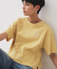 OPAQUE.CLIP/刺繍ロゴワイドシルエットTシャツ【洗濯機洗い可】/508269917