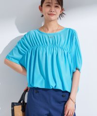 INDIVI/【洗える／体型カバー】シャーリングシアートップス/508269921