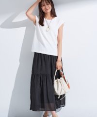 INDIVI/【2点セット／着回し◎】ノースリーブ＆ティアードスカート カセット服/508269929
