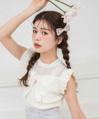 couture BY ROJITA/クチュールバイロジータ couture BY ROJITA リボン肩フリルニット/508270160