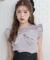 couture BY ROJITA/クチュールバイロジータ couture BY ROJITA リボン肩フリルニット/508270160