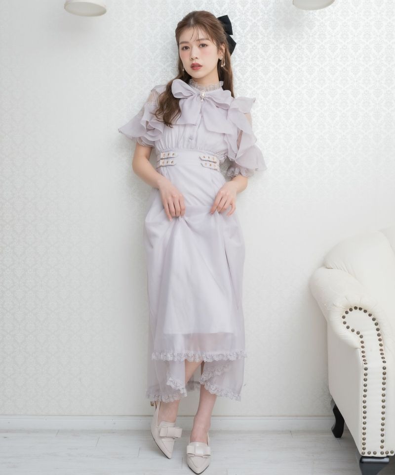 White マントコートcouture BY ROJITA（ロジータ ROJITA