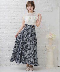 couture BY ROJITA/クチュールバイロジータ couture BY ROJITA ジャガードフレアーロングスカート/508270166