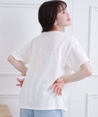 PINK-latte/接触冷感 グラデーションくまちゃん発砲ビッグTシャツ/508270733