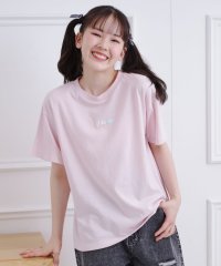PINK-latte/接触冷感 グラデーションくまちゃん発砲ビッグTシャツ/508270733