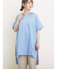 Samansa Mos2/【クールコットン】柄アソートスキッパーチュニック/508270752