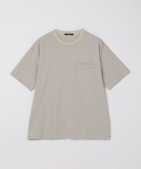 SHIPS MEN/SHIPS: マイクロ ボーダー ショートスリーブ Tシャツ/508270794