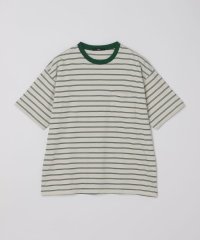 SHIPS MEN/SHIPS: マイクロ ボーダー ショートスリーブ Tシャツ/508270794