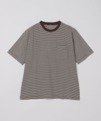 SHIPS MEN/SHIPS: マイクロ ボーダー ショートスリーブ Tシャツ/508270794