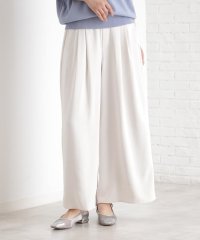 THE SHOP TK/タックワイドパンツ【接触冷感/UV/洗濯機OK/セットUP可】/508270876
