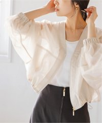 NOBLE/フォギーシアーVカラーショートブルゾン/508270894