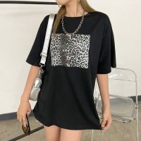 non-hedge/ノンヘッジ non－hedge ヒョウ柄ビッグTシャツ/508270962