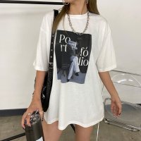 non-hedge/ノンヘッジ non－hedge カラー転写ビッグTシャツ/508270963