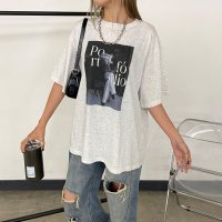 non-hedge/ノンヘッジ non－hedge カラー転写ビッグTシャツ/508270963