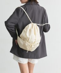 ad thie/アドティエ ad thie 【2025SS新作】ポケット付きナイロンナップサック/508271122