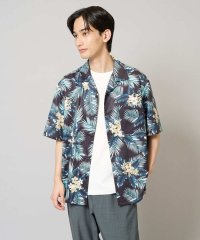 a.v.v (MEN)/【イージーケア/接触冷感】アロハ柄プリント五分袖オープンカラーシャツ【毛玉・シワになりにくい】/508194779