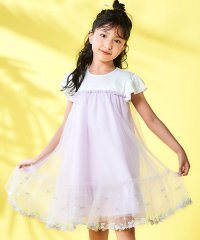 裾フルーツ刺しゅうチュールワンピース(80~130cm)