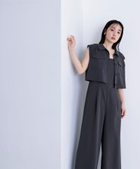 NATURAL BEAUTY BASIC/クロップドポケットシャツ＆オールインワン/508246489