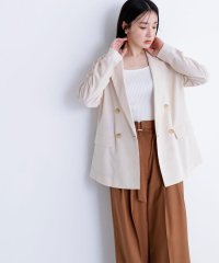 NATURAL BEAUTY BASIC/ライトボクシーダブルジャケット/508246493