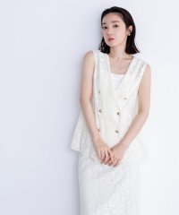 NATURAL BEAUTY BASIC/メッシュレース SETUP ジレ/508246494