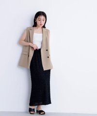 NATURAL BEAUTY BASIC/シアー刺繍ナロースカート/508256962