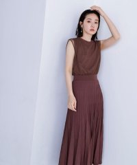 NATURAL BEAUTY BASIC/チュールドッキングニットワンピース/508266521