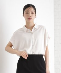 THE SHOP TK/衿付きブラウス【接触冷感/洗濯機OK/UV/セットアップ可】/508270881