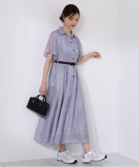 PROPORTION BODY DRESSING/配色シャツワンピース/508271502